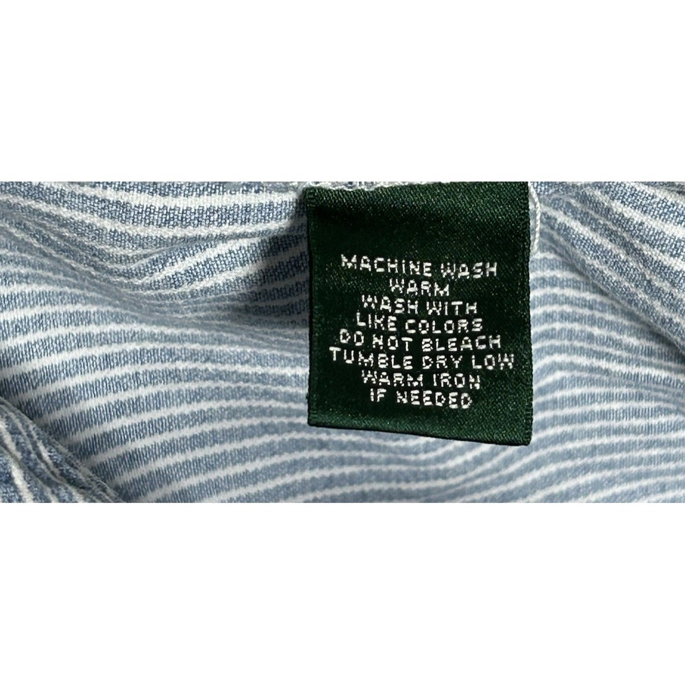 Lauren Jeans Co Seersucker Shorts Womens Size 10 Polo Ralph Lauren Chore Shorts - Picture 13 of 15